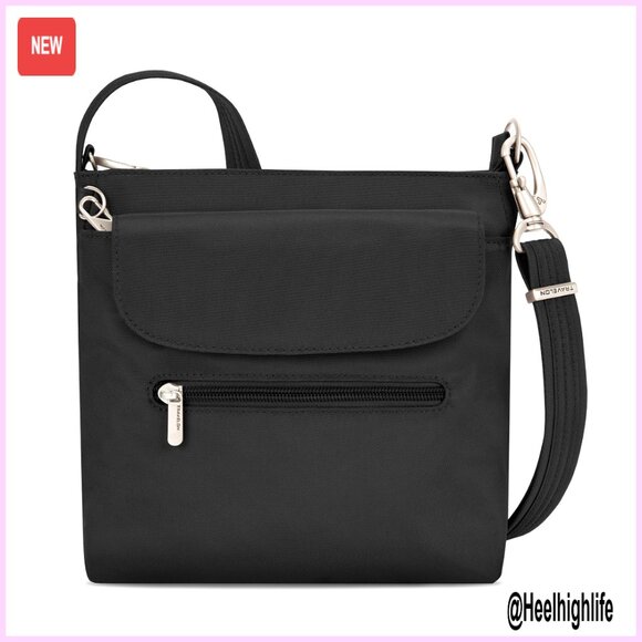 Anti-Theft Mini Shoulder Bag with RFID Blocking Slash-Resistant Security